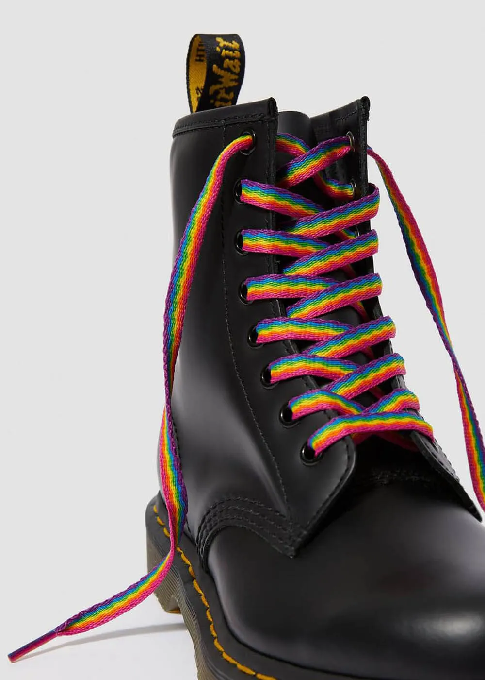 Dr. Martens Rainbow Laces Flat 8 Eyes Multi