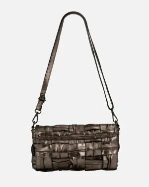 Dries | Metallic Leather Crossbody Bag
