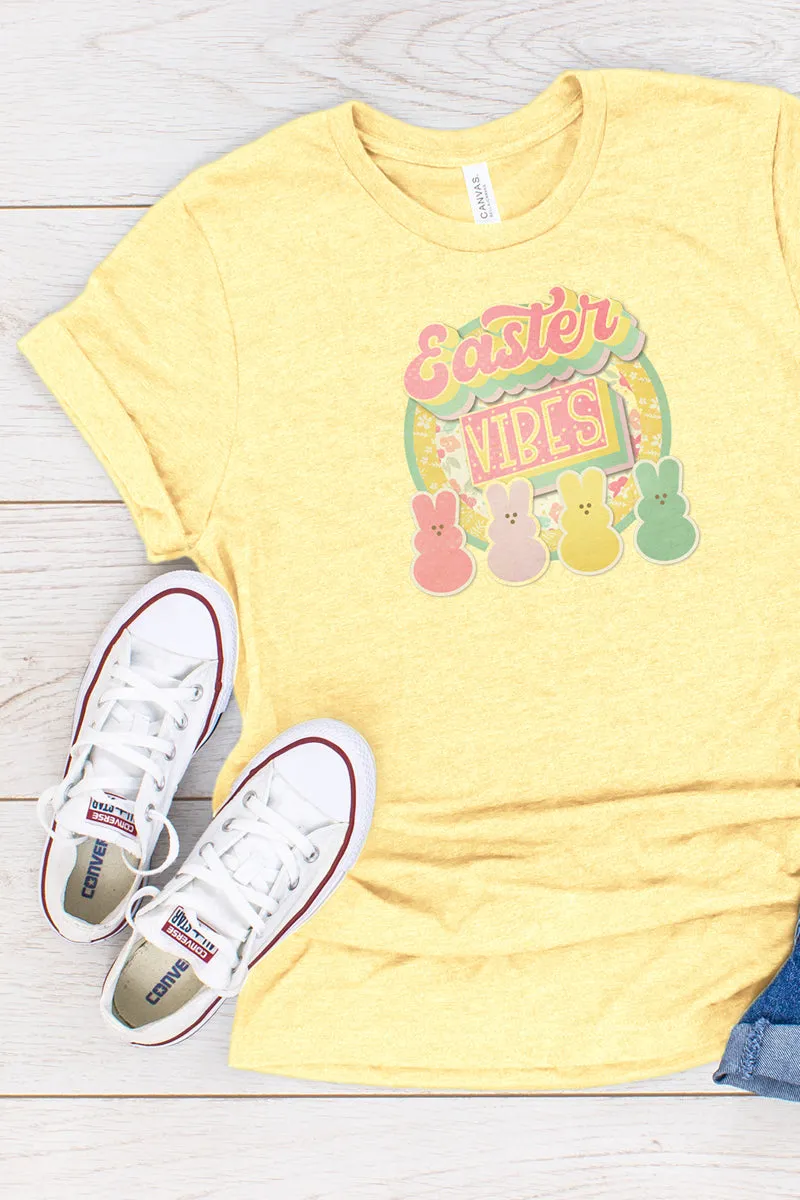 Easter Vibes Tri-Blend Short Sleeve Tee