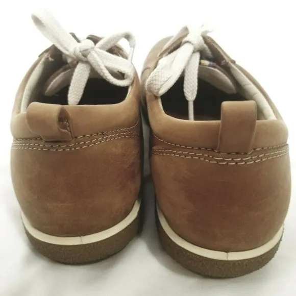 Ecco Mens Soft Leather Fashion Sneaker Sz 40 EU 7