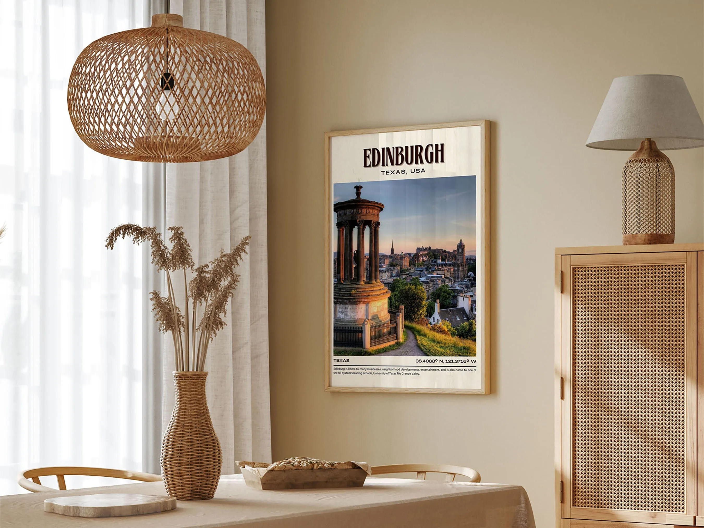 Edinburg Vintage Wall Art, Texas, USA