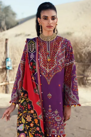 EL22-13 A (MIRZETA)  | Elan Lawn 2022 | Unstitched Embroidered Lawn Suit
