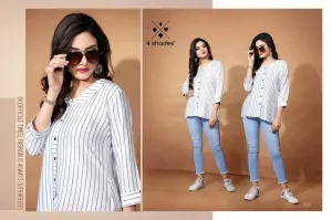 Elegant Girls Short Top - Premium Quality Heavy print Rayon