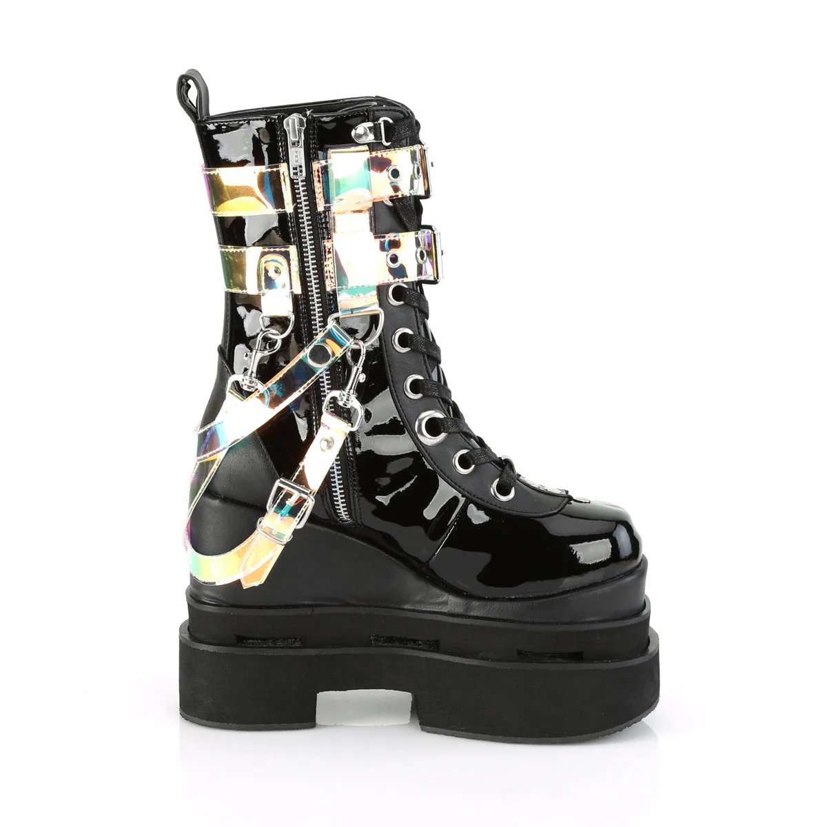 ETERNAL-115  Black Patent-Vegan Leather