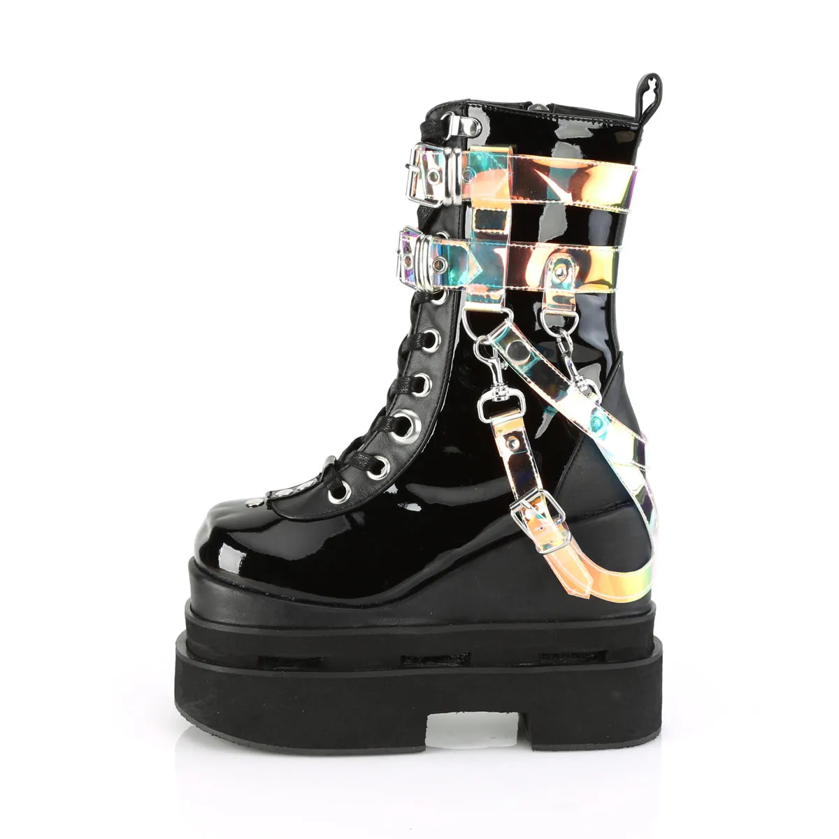 ETERNAL-115  Black Patent-Vegan Leather