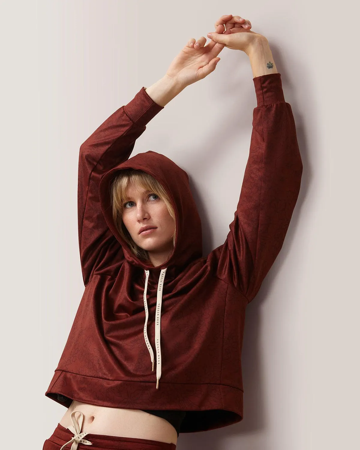 Eternal Optimist Hoodie Rose Buddha