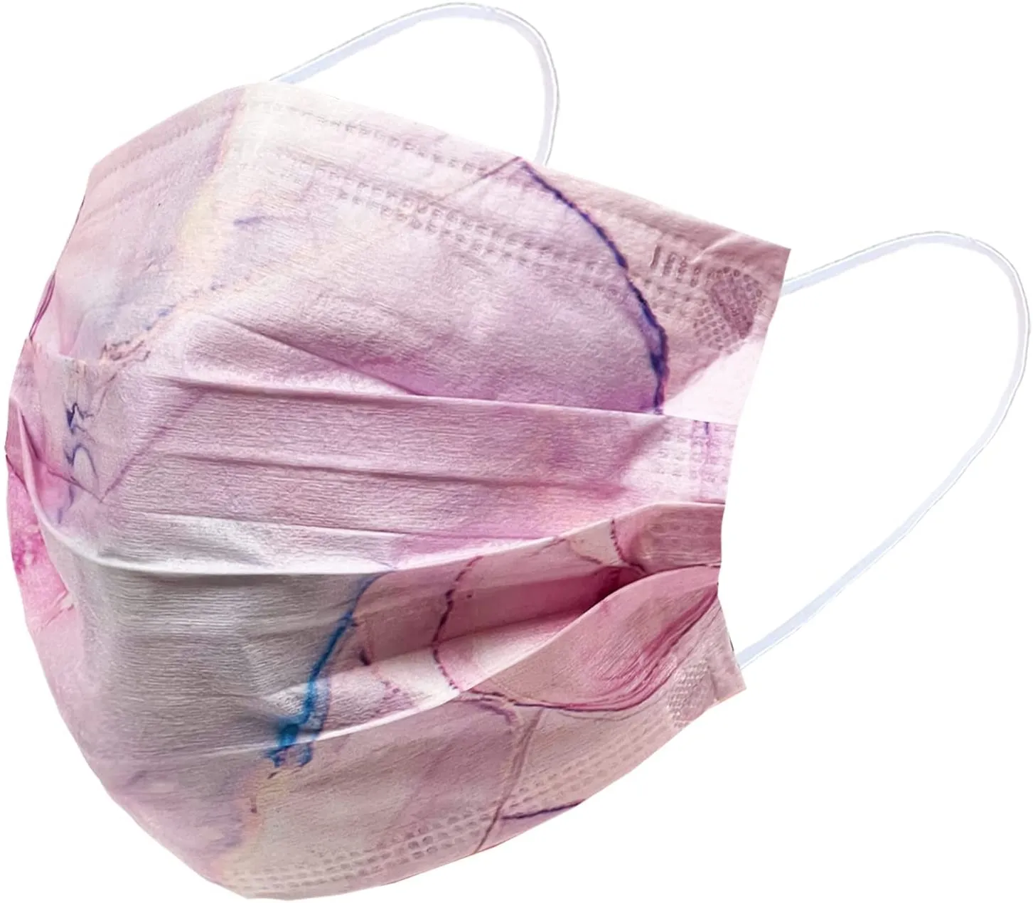 Everydayspecial Disposable Safety Mask 3 Layer Protection Face Mask for Adults 50 pcs (Tie Dye)