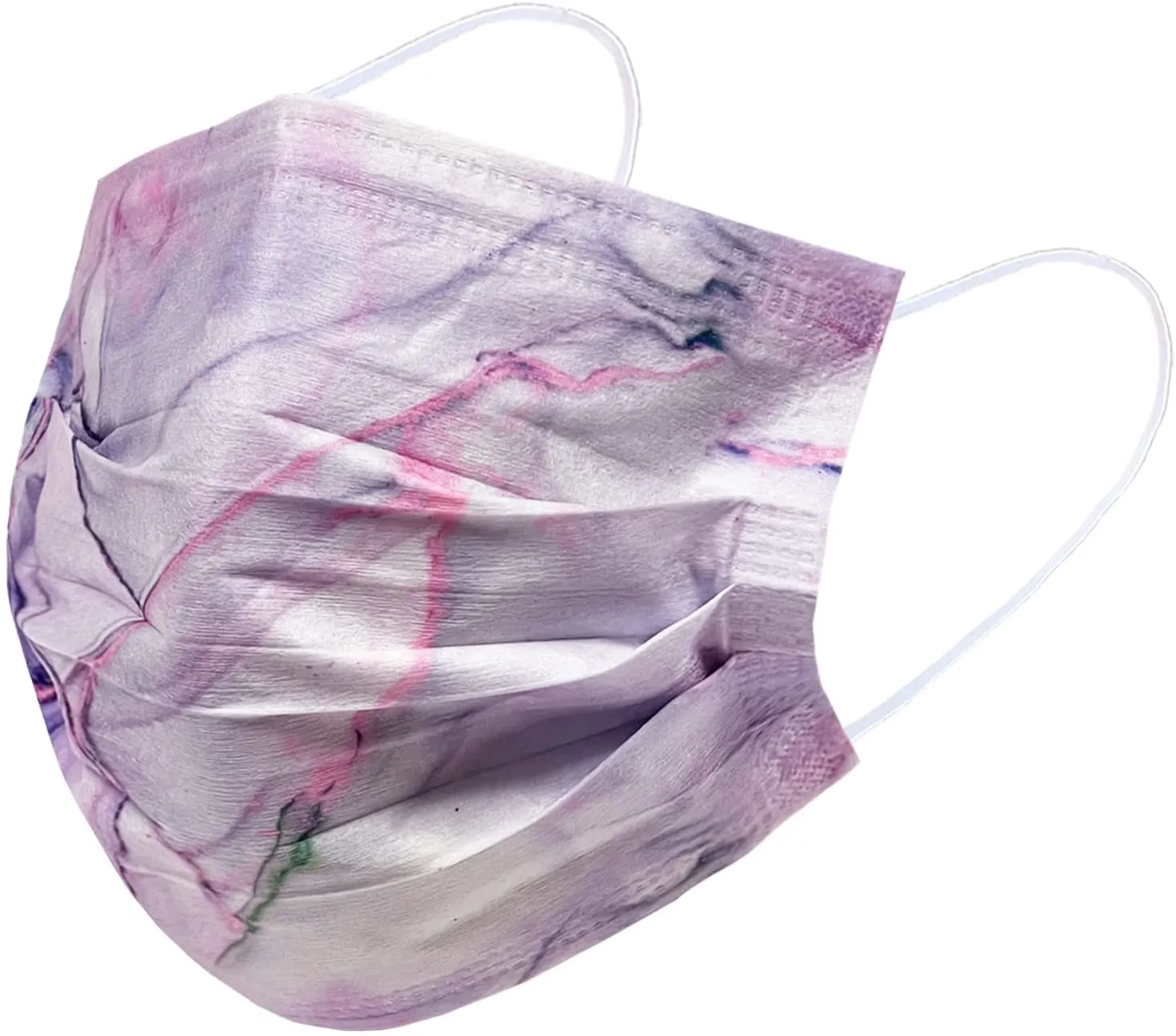 Everydayspecial Disposable Safety Mask 3 Layer Protection Face Mask for Adults 50 pcs (Tie Dye)
