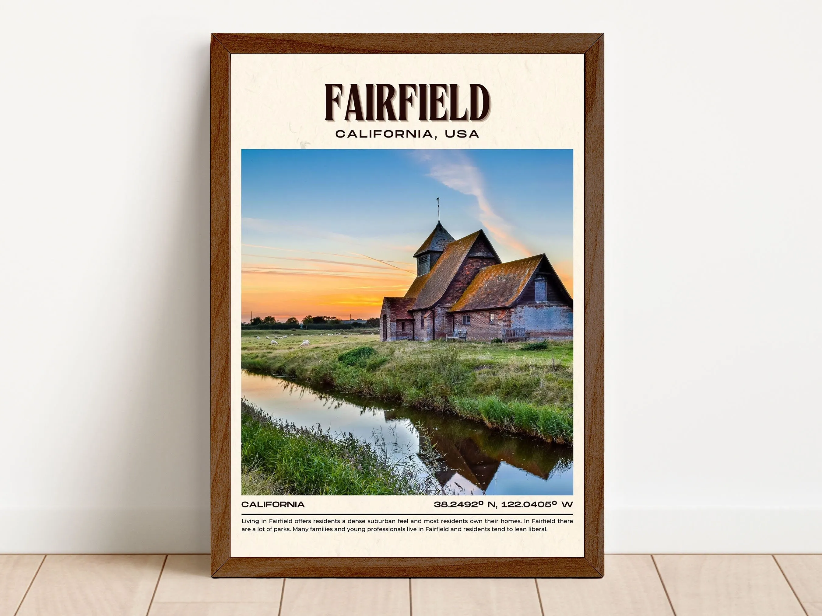 Fairfield Vintage Wall Art, California, USA