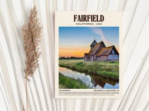 Fairfield Vintage Wall Art, California, USA