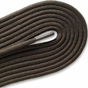 Fashion Casual/Athletic Round 3/16" Laces Custom Length with Tip - Taupe Gray (1 Pair Pack) Shoelaces