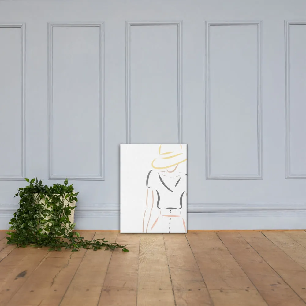 Fashion illustration Canvas Print