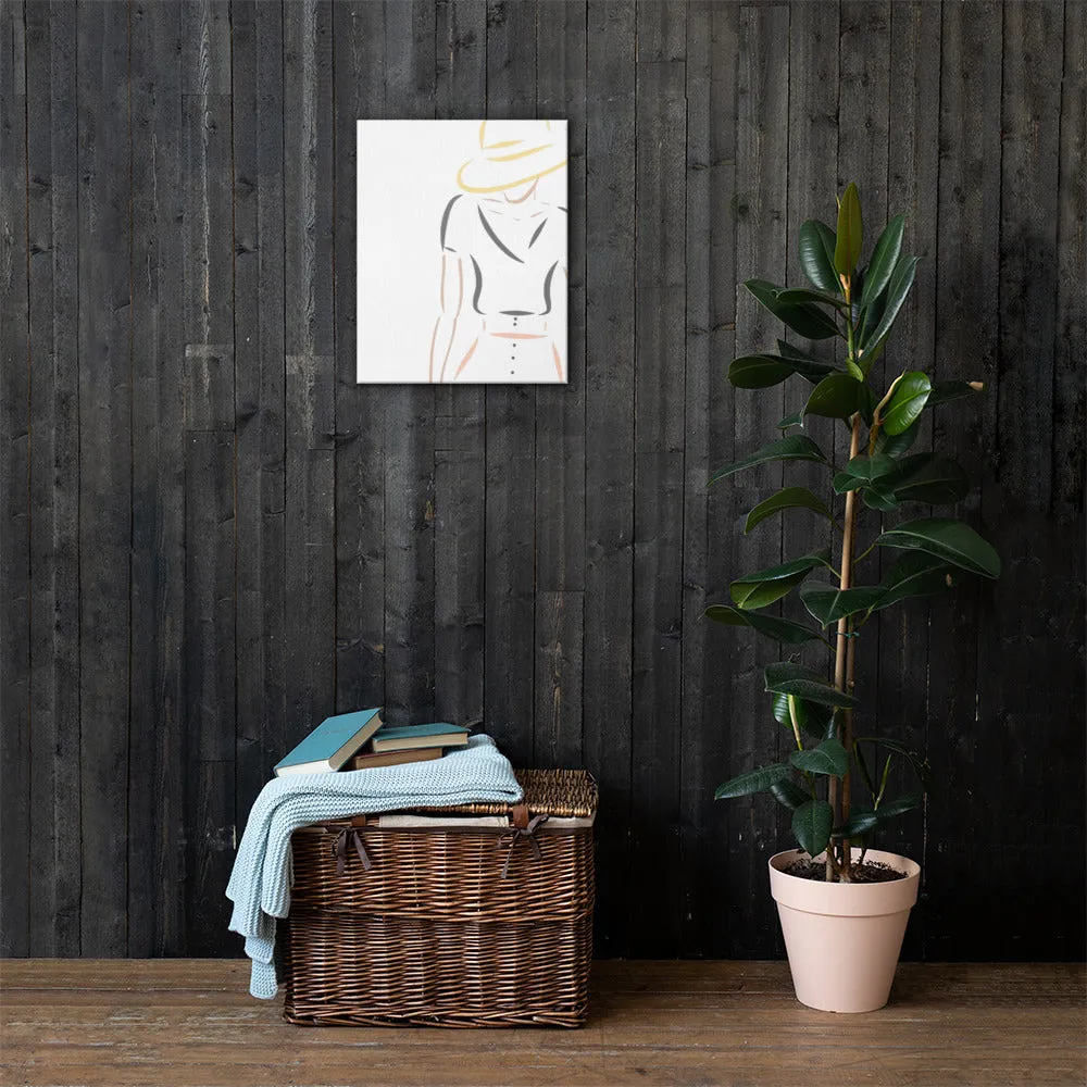 Fashion illustration Canvas Print