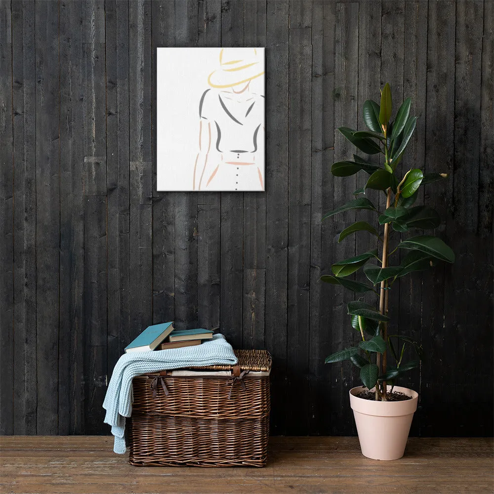 Fashion illustration Canvas Print
