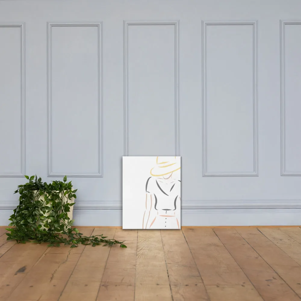 Fashion illustration Canvas Print