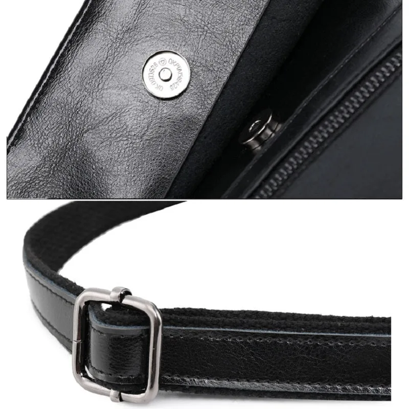 Fashion Oil Wax Leather Backpack