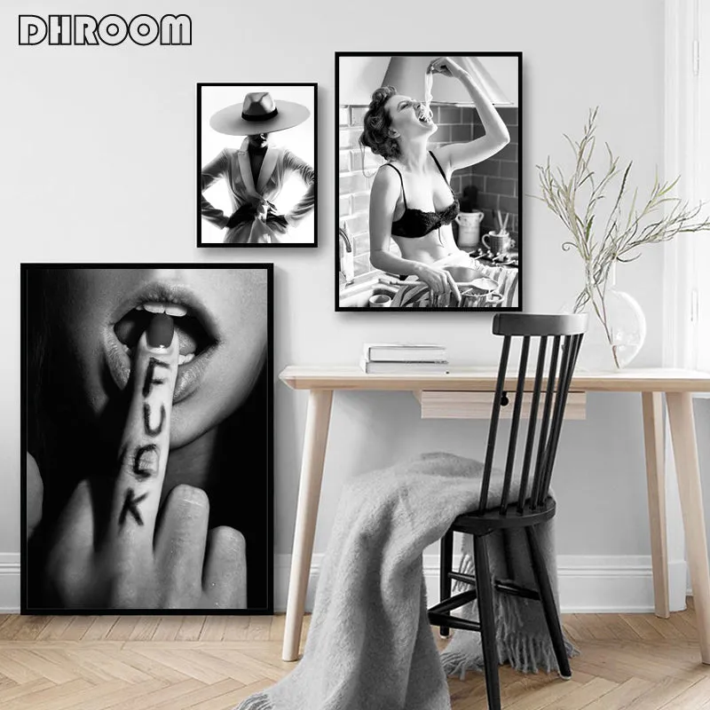 Fashion Sexy Female Wall Art