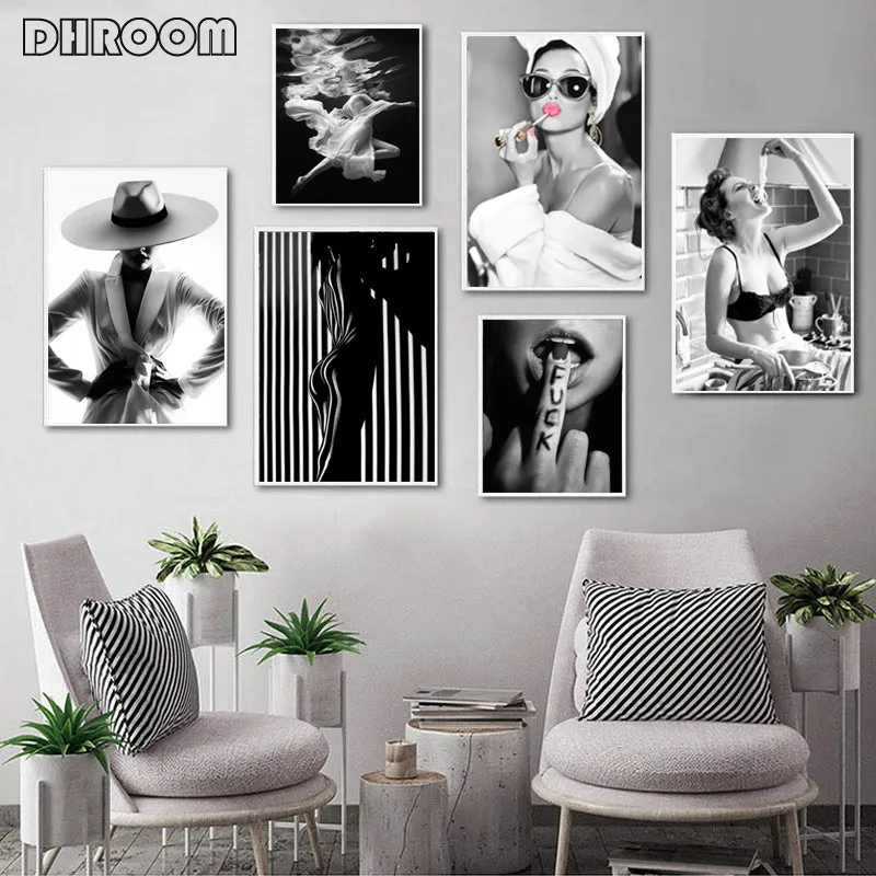 Fashion Sexy Female Wall Art