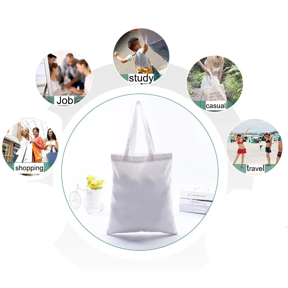 Fashion Trend Shoes Pattern Women Capacity Canvas Bag K