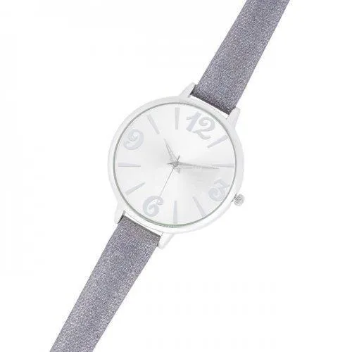 Fashion Watch With Leather Band (pack of 1 ea)