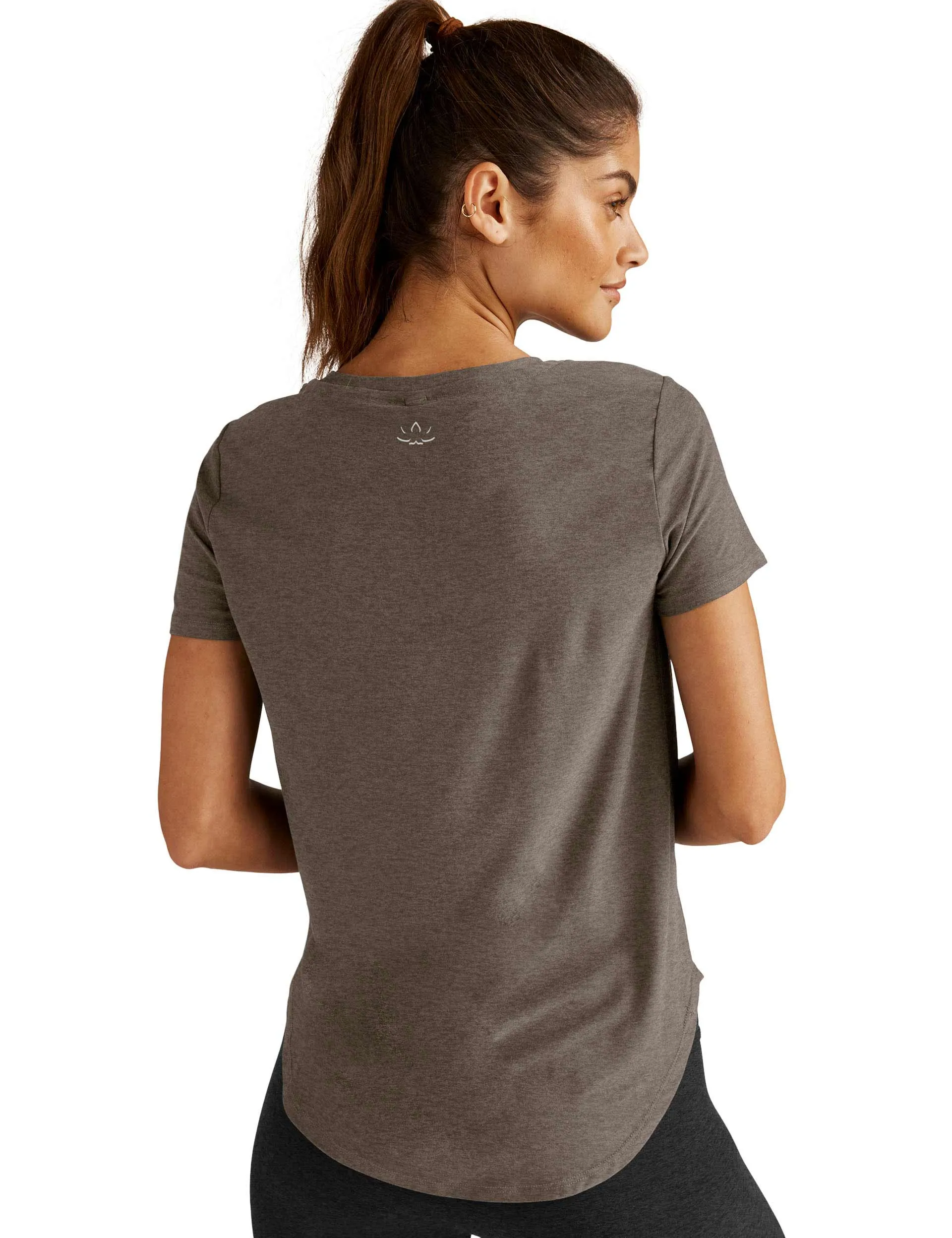 Featherweight On The Down Low Tee - Soft Umber Heather