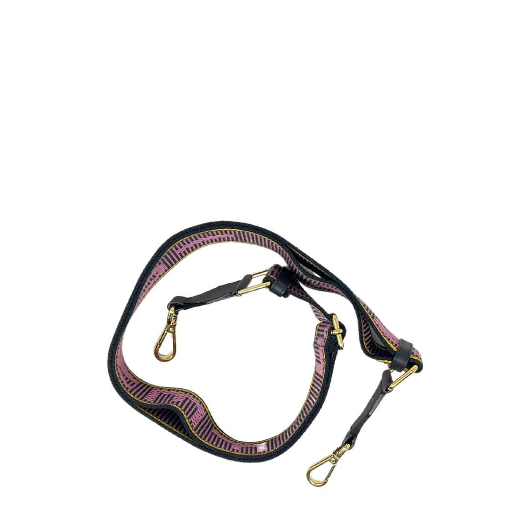 Fendi Canvas Purple Ribbon Strap You