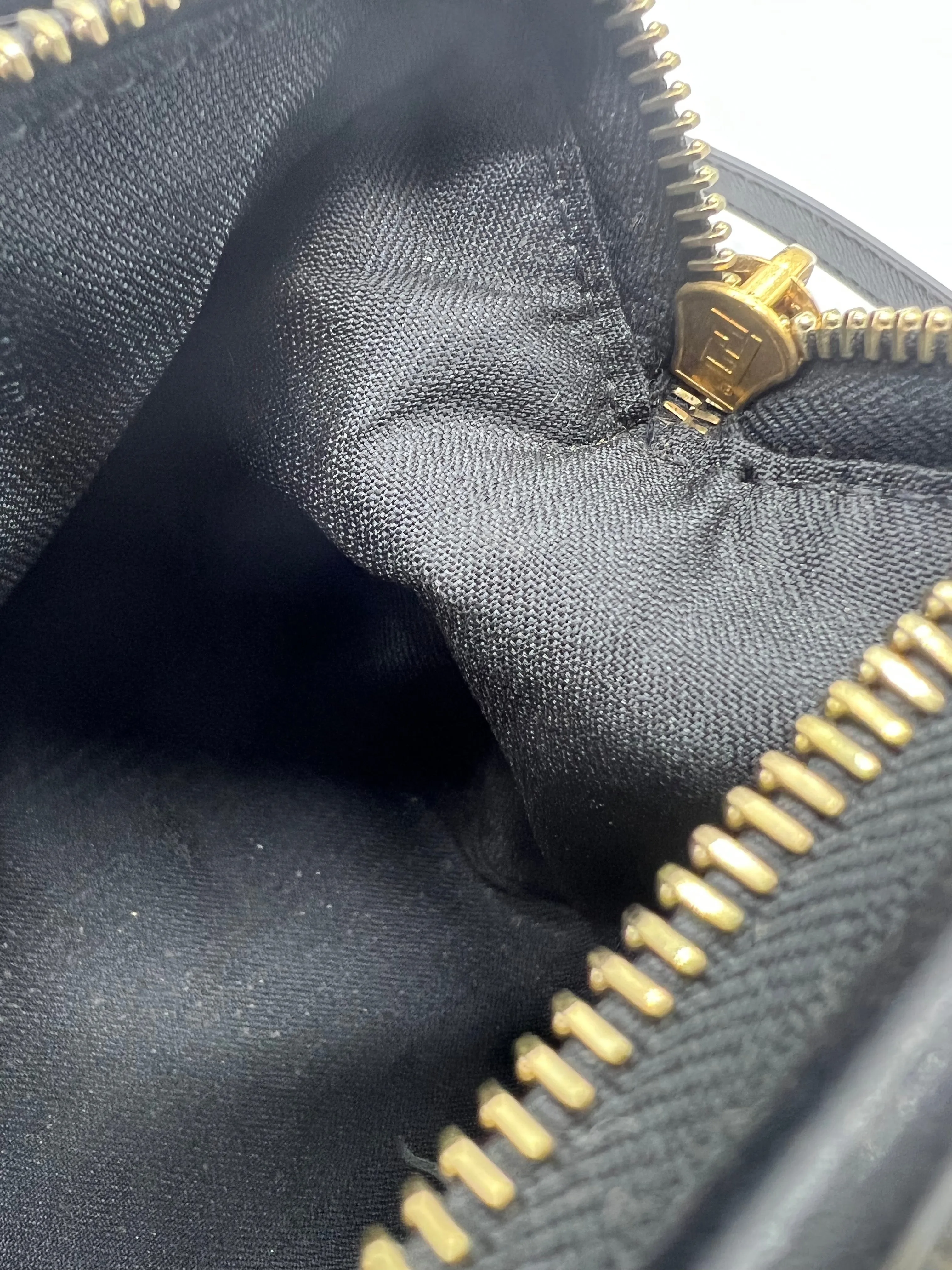 Fendi Vintage Pequin Stripe Mini Boston Bag