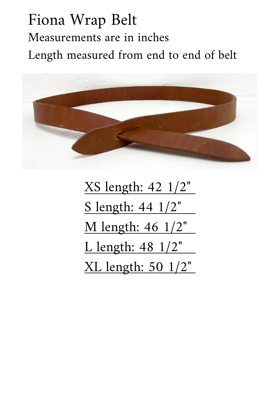 Fiona Wrap Belt in Black