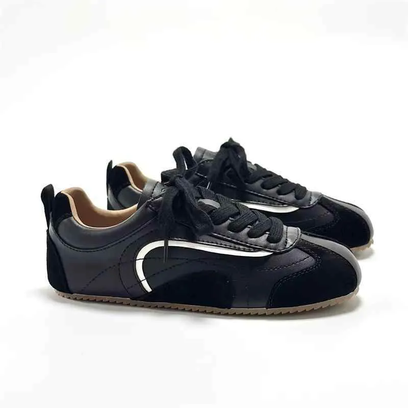 Flat Bottom Show Feet Xiaode Training Shoes Female Ins Fashion Minority All-match