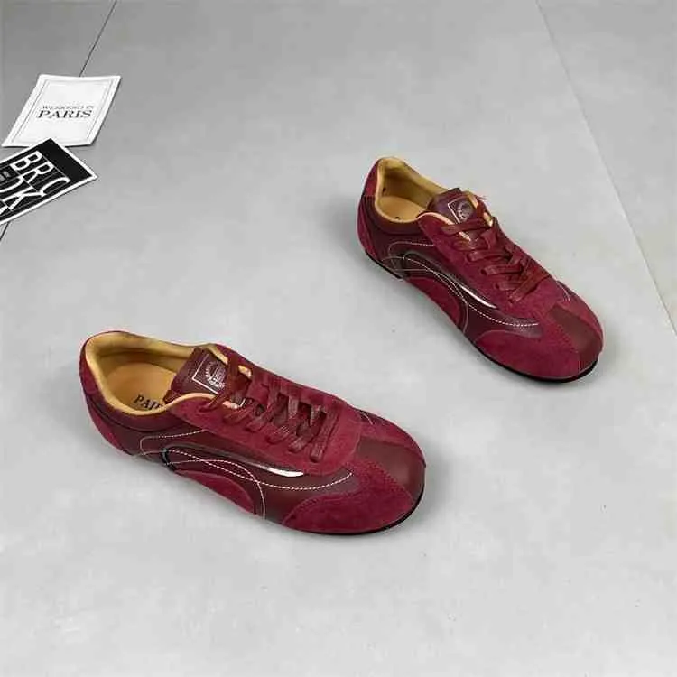 Flat Bottom Show Feet Xiaode Training Shoes Female Ins Fashion Minority All-match