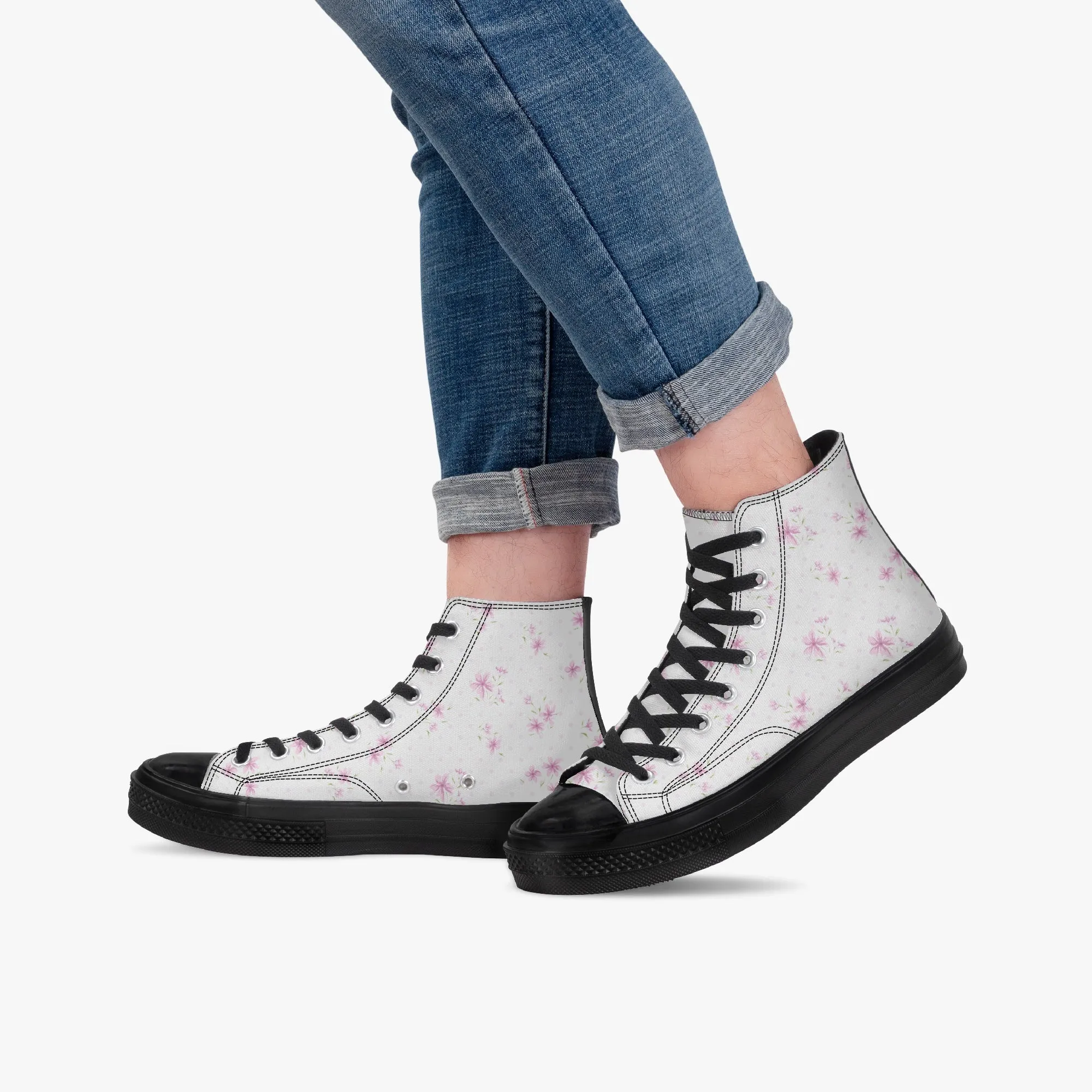 Floral With Polka