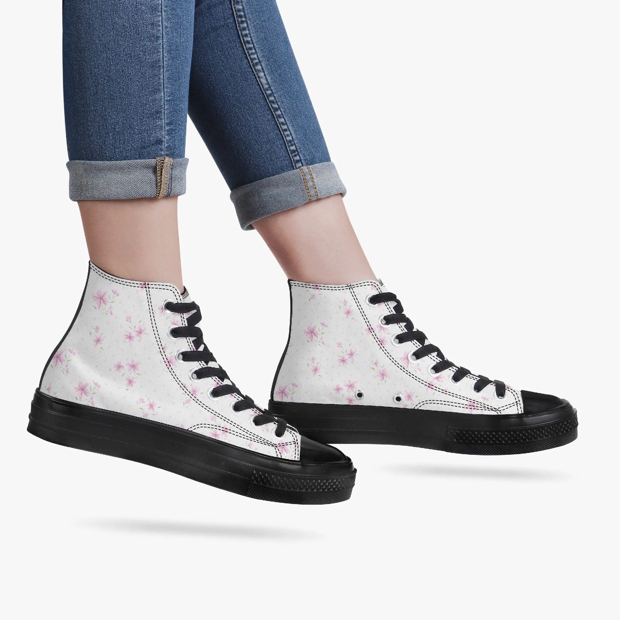 Floral With Polka