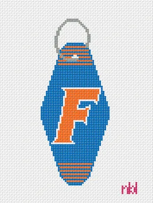 Florida Vintage Hotel Key Canvas