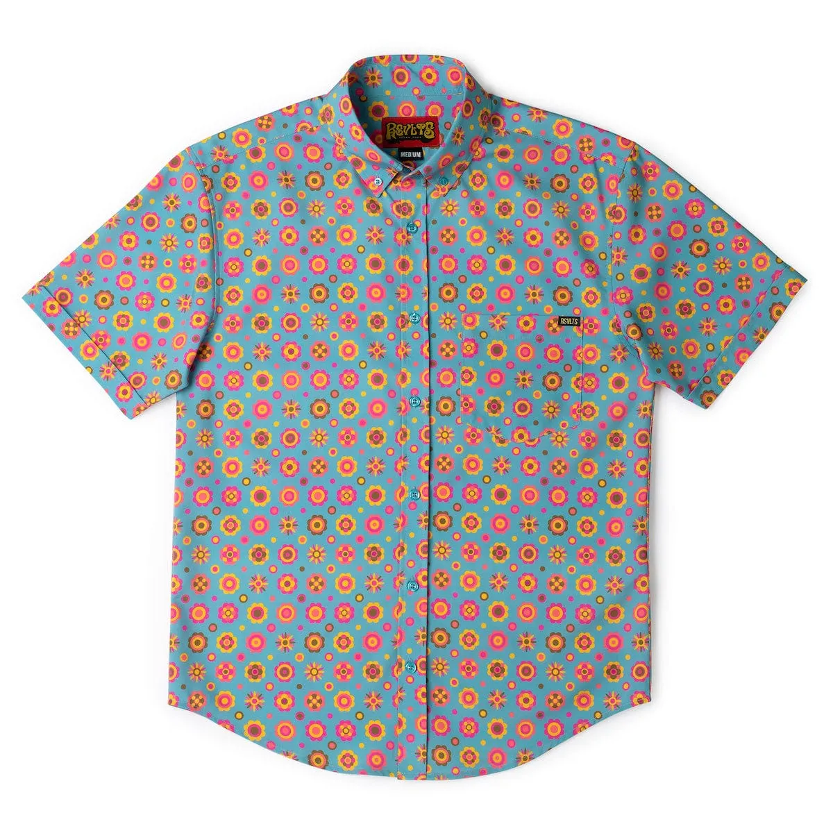 Flower Ballad – KUNUFLEX Short Sleeve Shirt