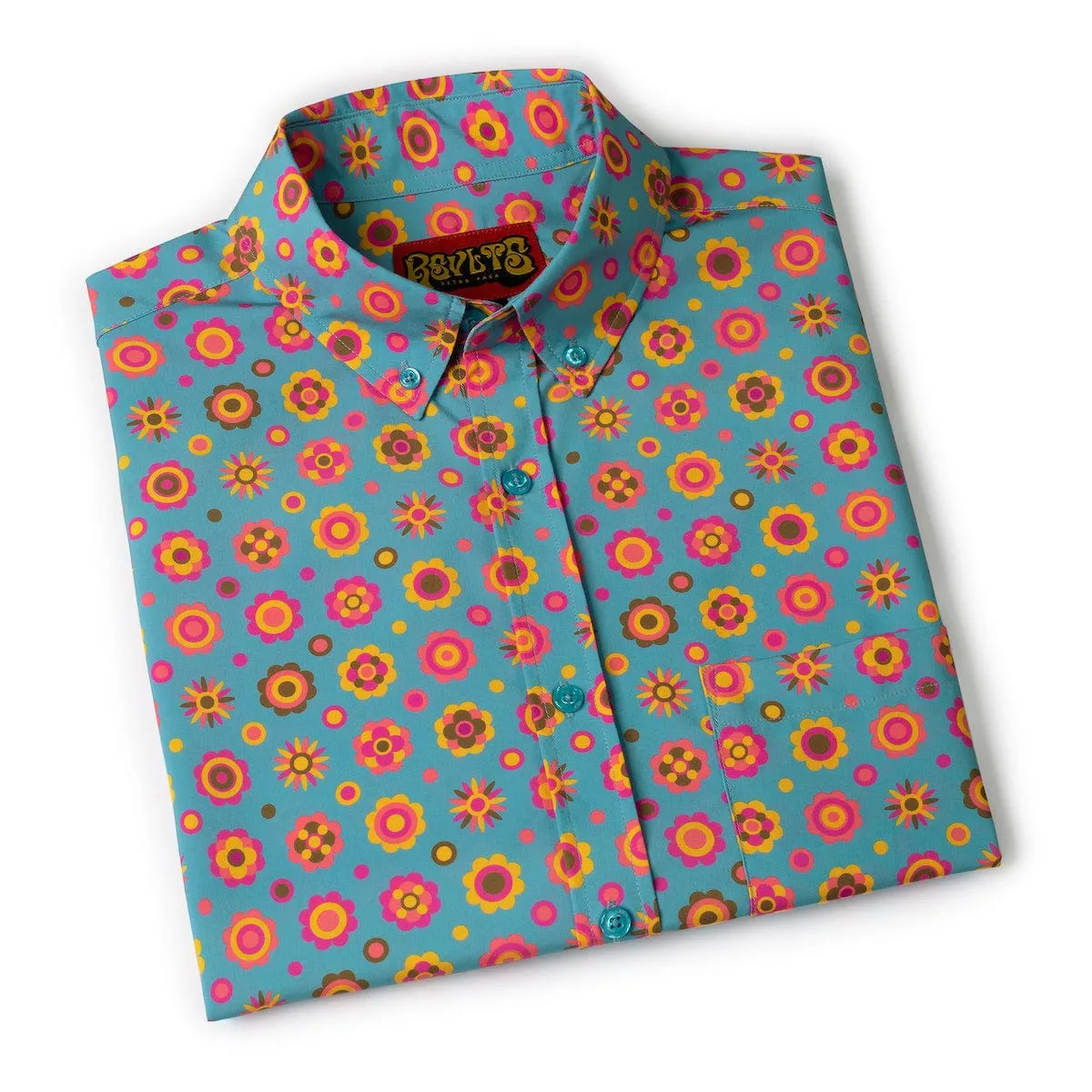 Flower Ballad – KUNUFLEX Short Sleeve Shirt
