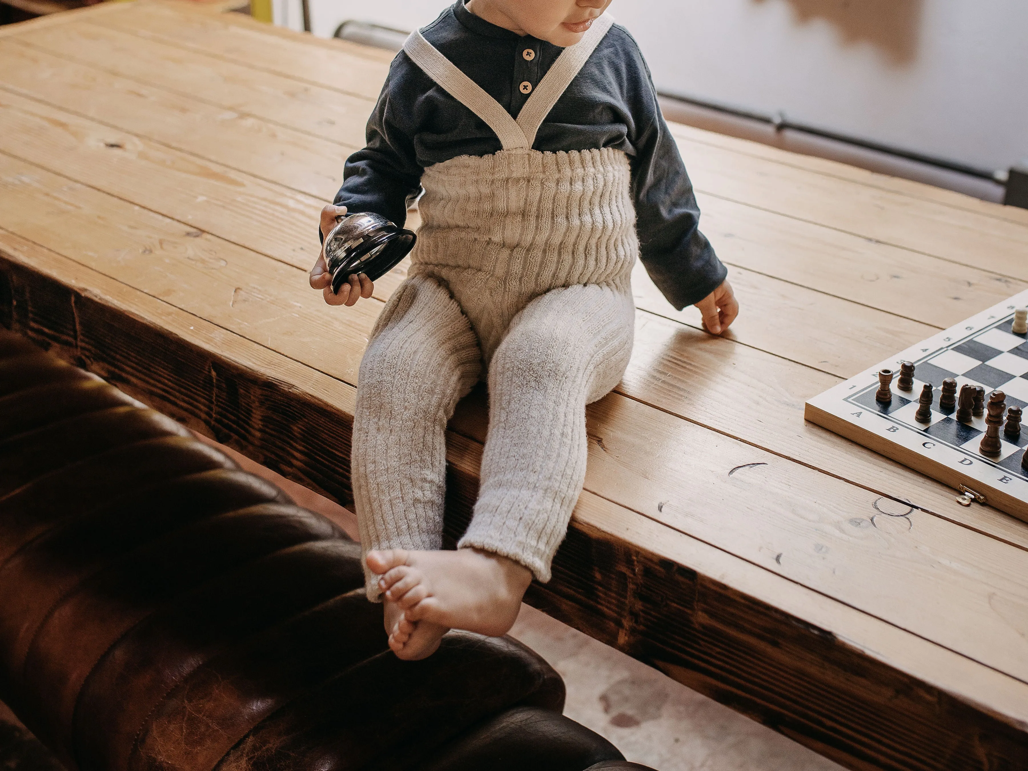 FOOTLESS GRANNY TEDDY SILLY SILAS TIGHTS CREAM