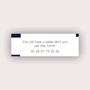 Fortune Sticker (Stay Home)