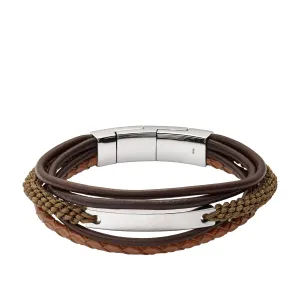 Fossil  Vintage Casual Leather Bracelet - JF02703040