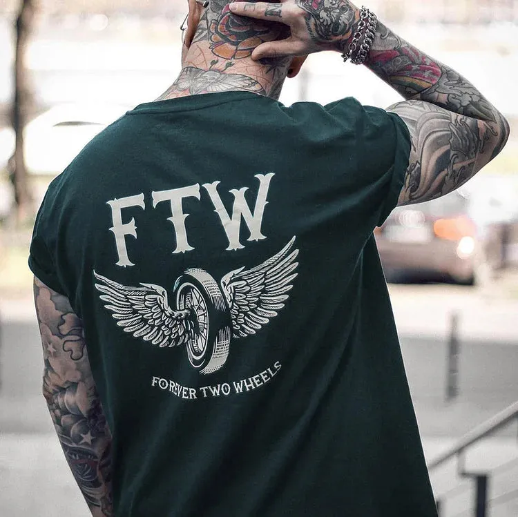 FTW FOREVER TWO WHEELS Angel Wings 2 In 1 GYM PERFORMANCE SHORTS