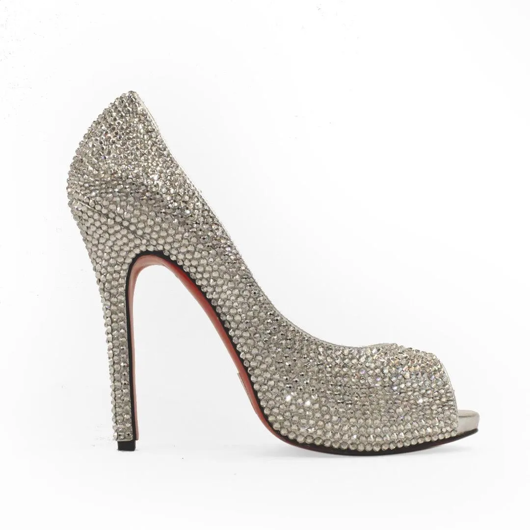 Full Swarovski crystals pumps