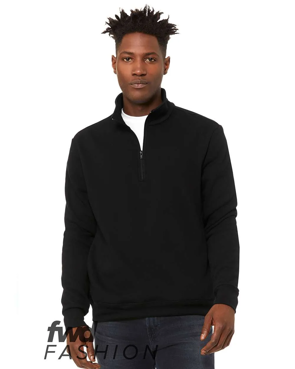 FWD Fashion Unisex Quarter Zip Pullover Fleece