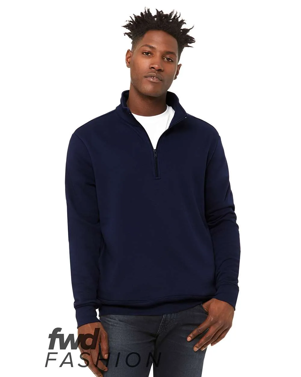 FWD Fashion Unisex Quarter Zip Pullover Fleece