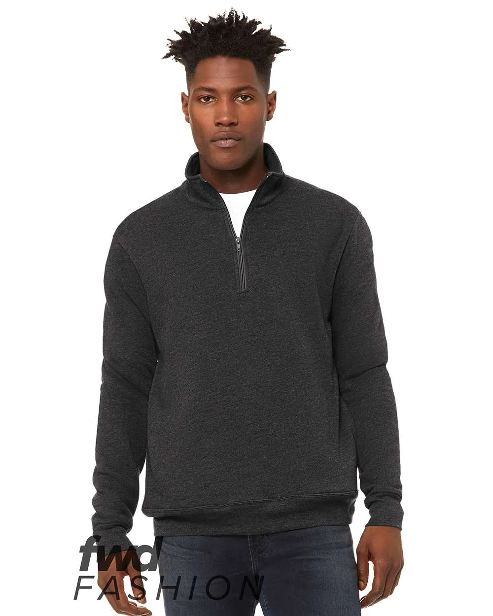 FWD Fashion Unisex Quarter Zip Pullover Fleece