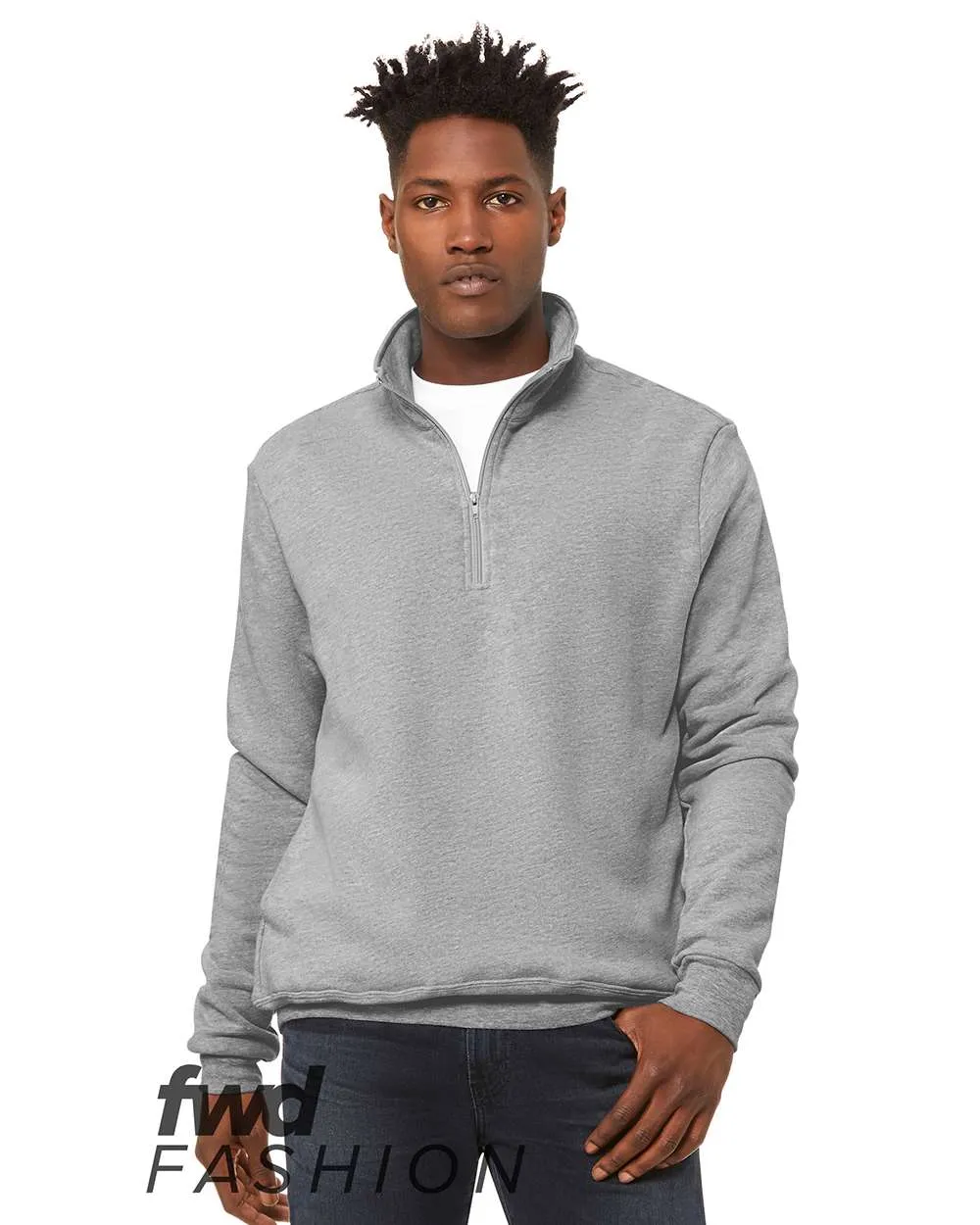 FWD Fashion Unisex Quarter Zip Pullover Fleece