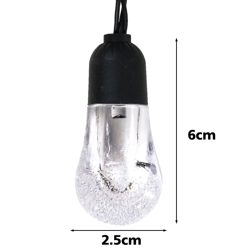 G40 30LED Waterproof Fairy Lights Outdoor 8 Mode Solar Powered Crystal Ball String Lights