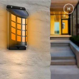 Gardi Solar LED Dancing Flame Wall Mounted Lights