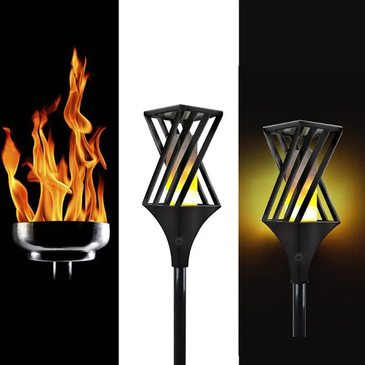 Gardi Twisted Solar LED Dancing Flame Standing Classic Torch Light