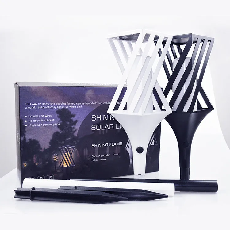Gardi Twisted Solar LED Dancing Flame Standing Classic Torch Light