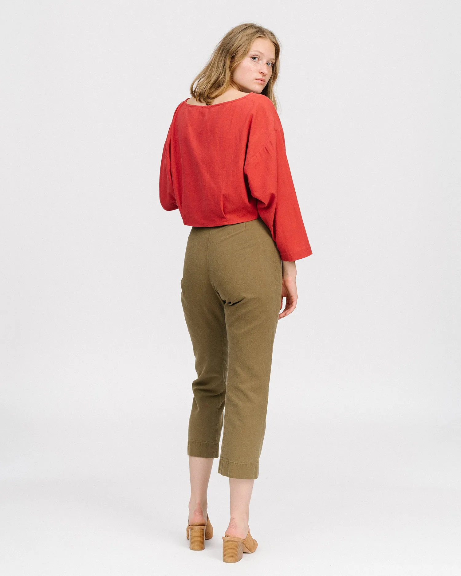 Gina shirt in cherry