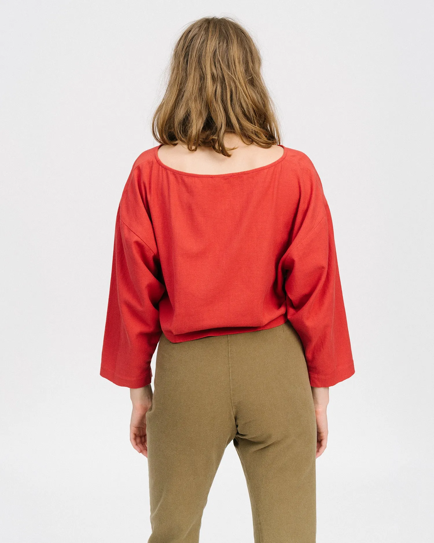 Gina shirt in cherry